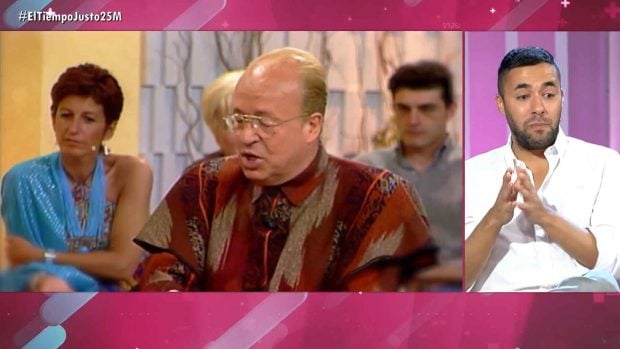 El periodista Álex Álvarez habla de la salud de Rappel en 'El tiempo justo' (Mediaset)