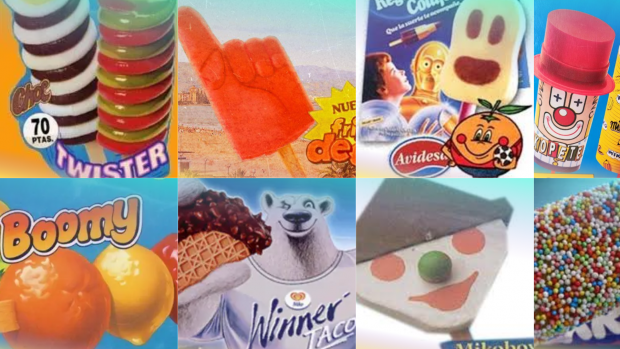 Helados de la d&eacute;cada de 1980