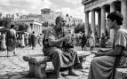 Sócrates. Imagen generada con IA.