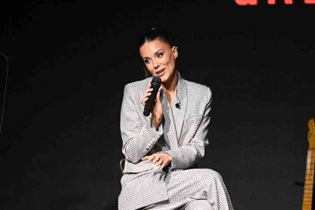 Lorena G&oacute;mez en un evento en Madrid. (Foto: Europa Press)