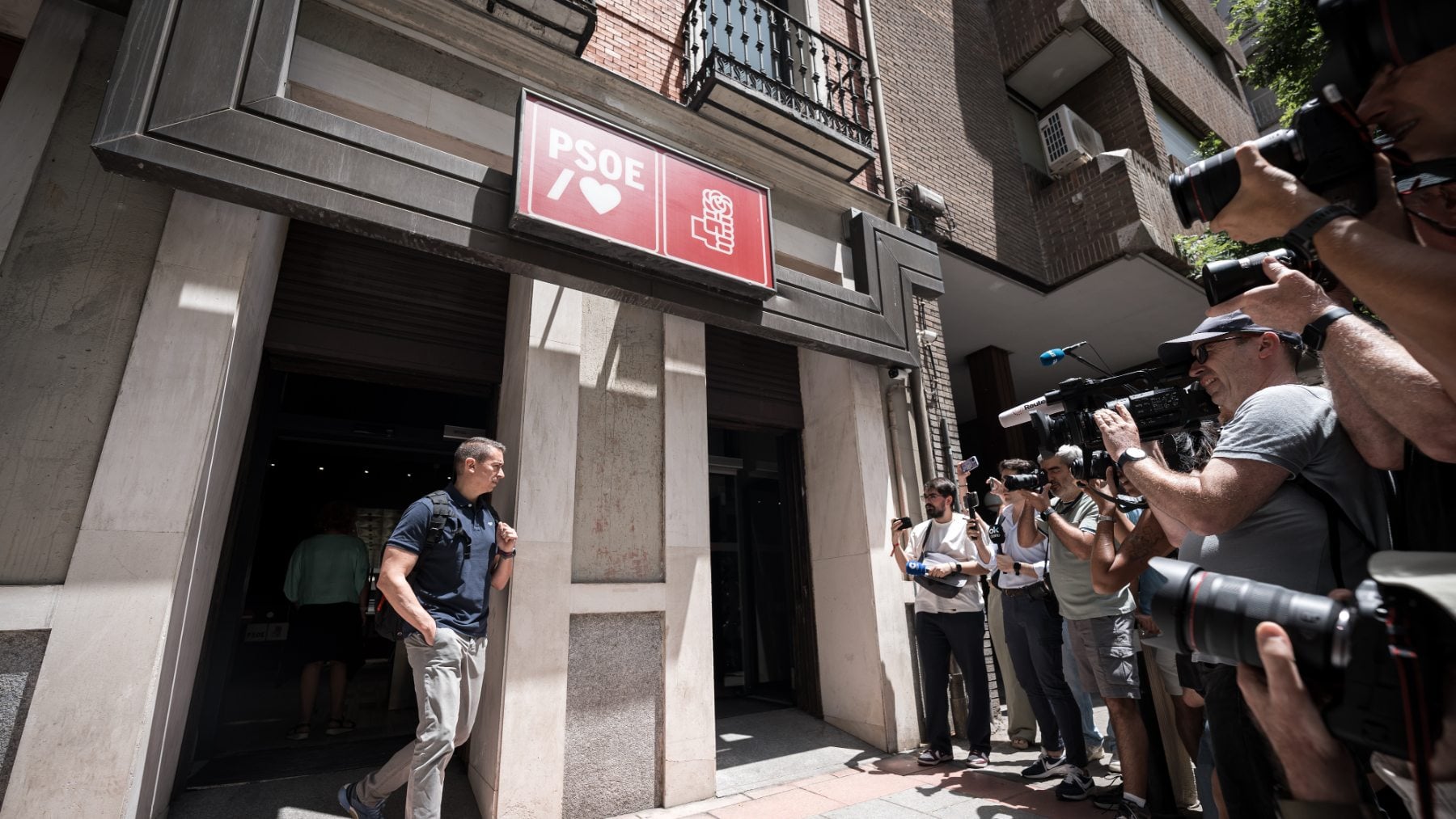 Sede del PSOE. (EP)