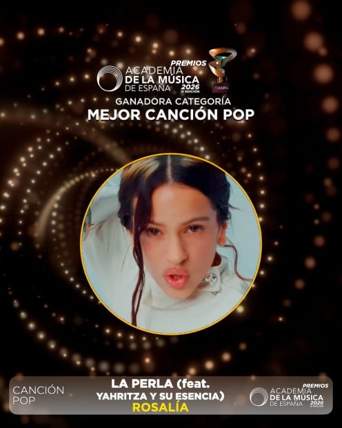 Premios de la Academia de la M&uacute;sica, Rosal&iacute;a