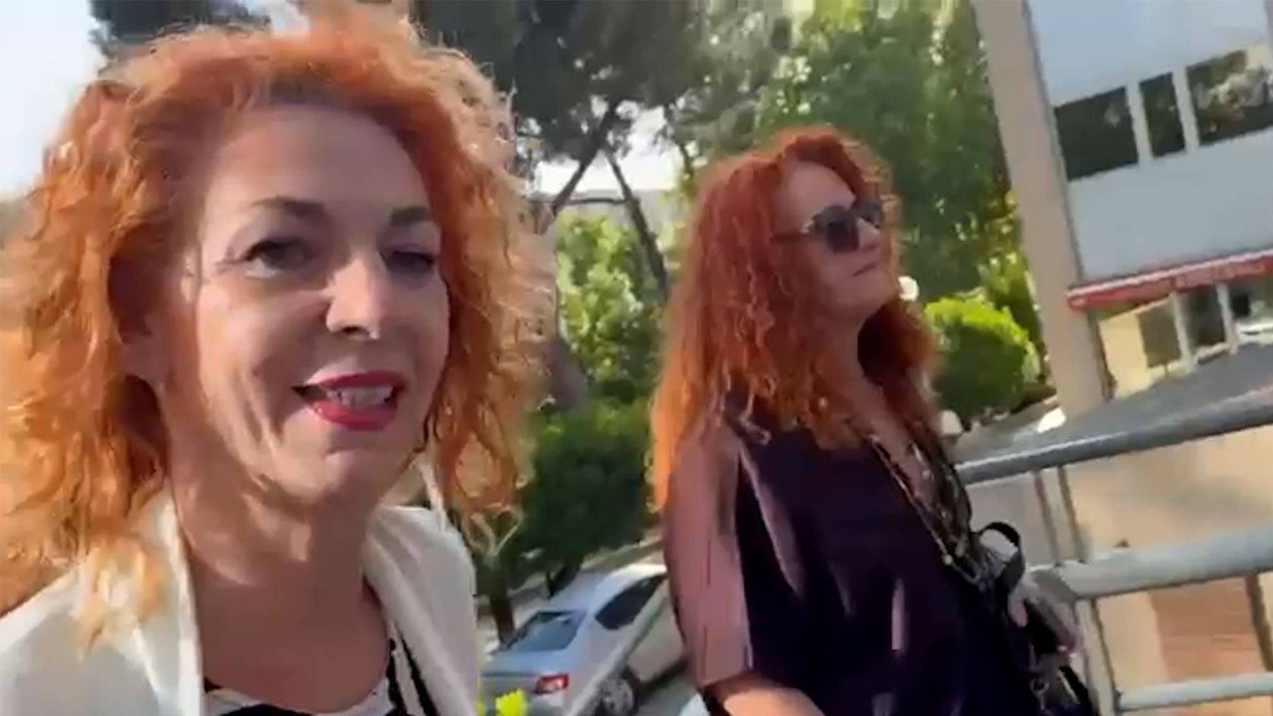 La hermana de Gertrudis a su llegada a la Audiencia acusada de prevaricación: Estoy tranquila