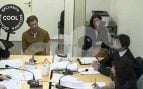 Rodolfo Sancho y Silvia Bronchalo en el juzgado de Violencia sobre la Mujer número 1 de Alcobendas. (Foto: COOL)