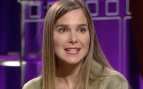 Natalia Sánchez en televisión. (Foto: YouTube)