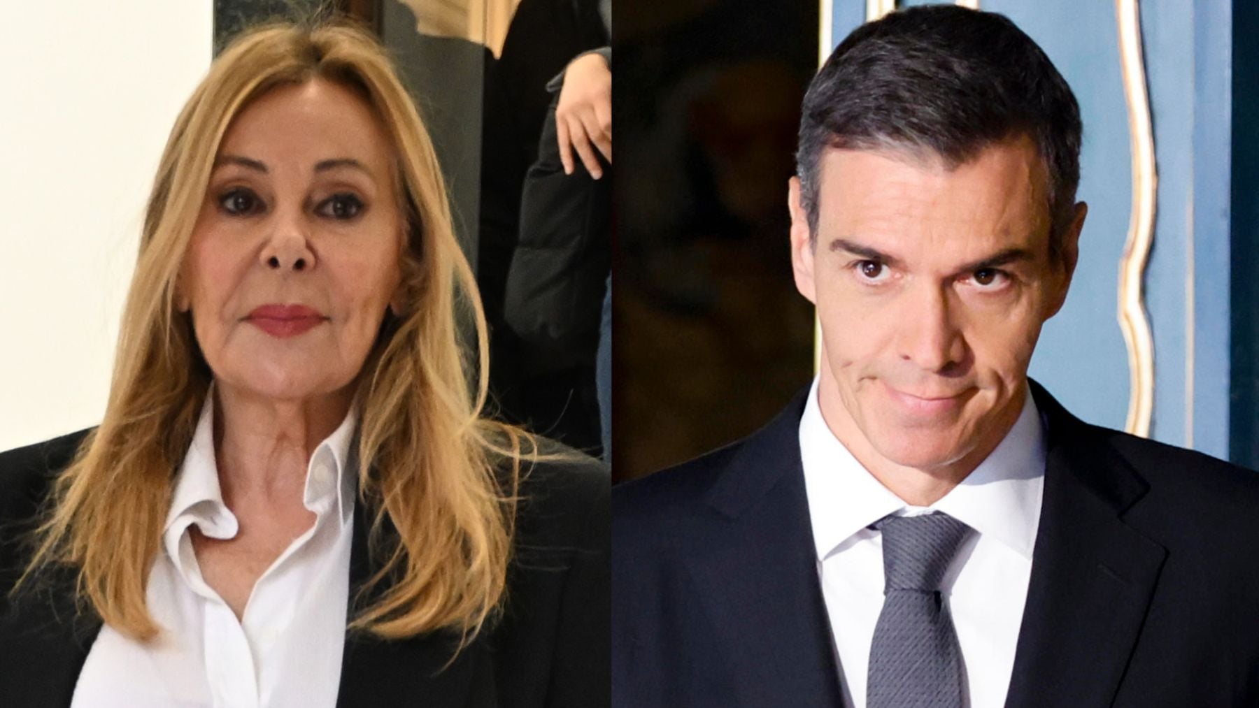 Ana Obregón y Pedro Sánchez. (Fotos: Europa Press)