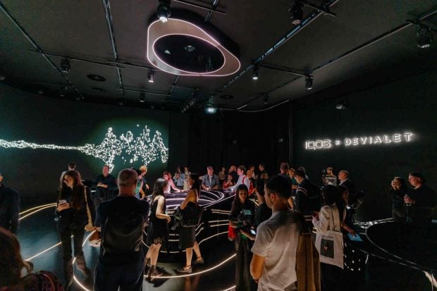 Evento de IQOS con Devialet