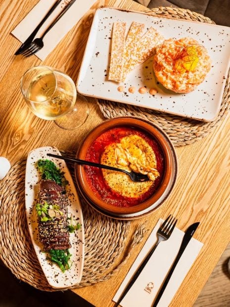 Casa Ponzano, restaurante, gastronomía