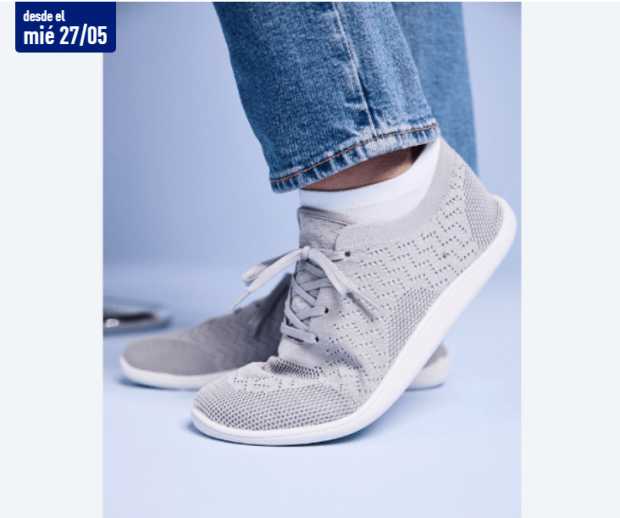 Zapatillas barefoot de Aldi.