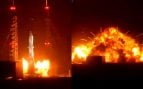 cohete explosión