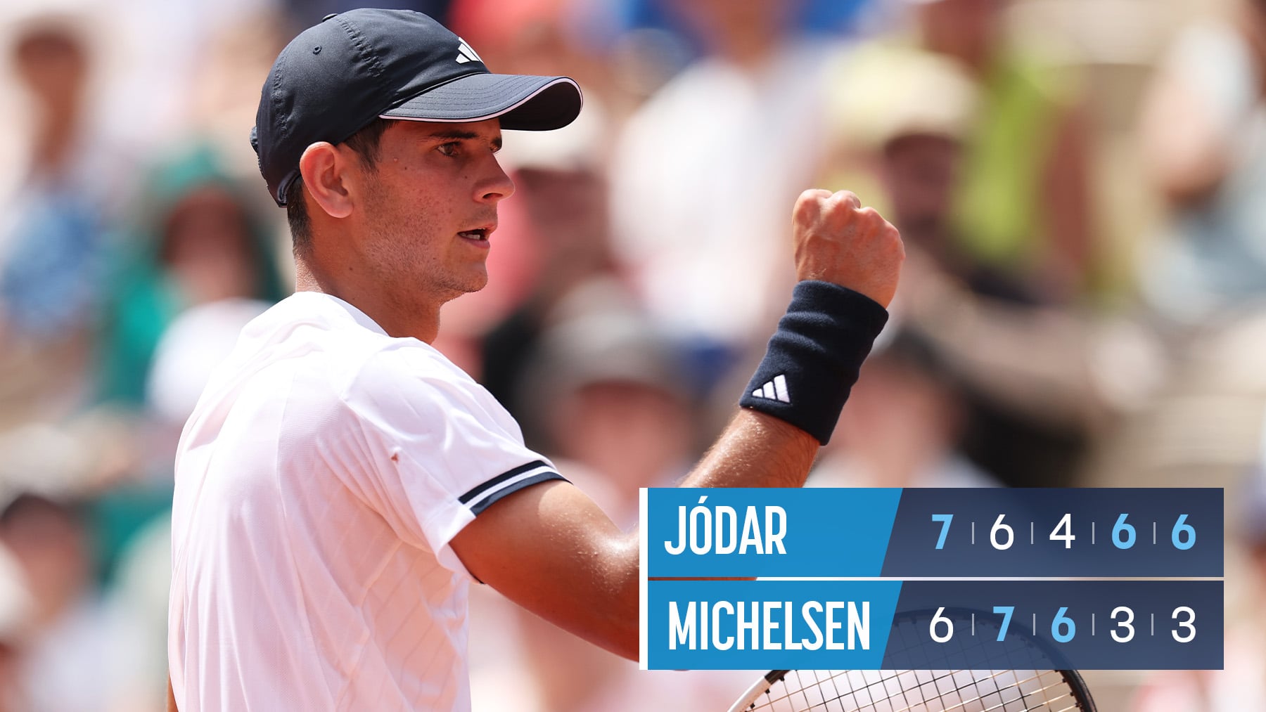 Rafa Jódar aprende a sufrir y culmina una remonta épica para avanzar a octavos de Roland Garros