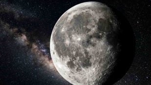 La Luna. Imagen generada con IA.