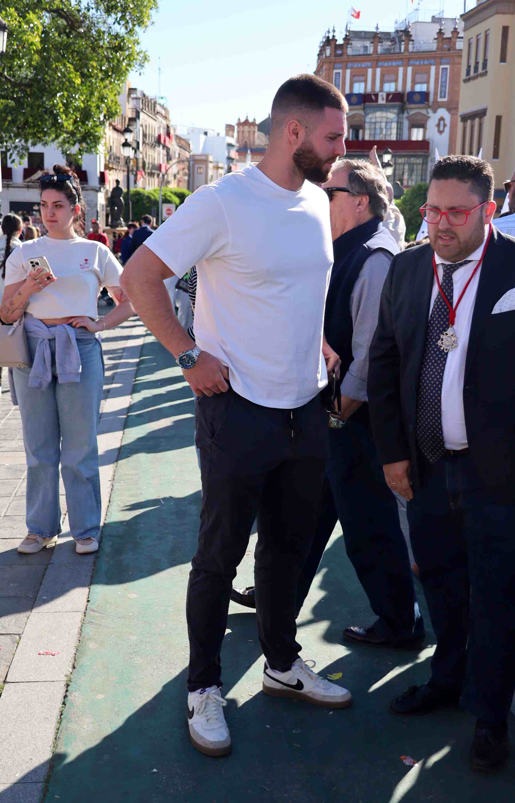 David Rodr&iacute;guez en Sevilla. (Foto: Europa Press)