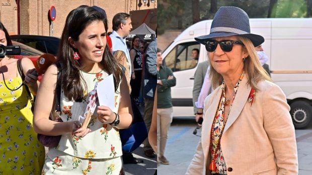 Teresa Urquijo y la infanta Elena. (Fotos: Europa Press)