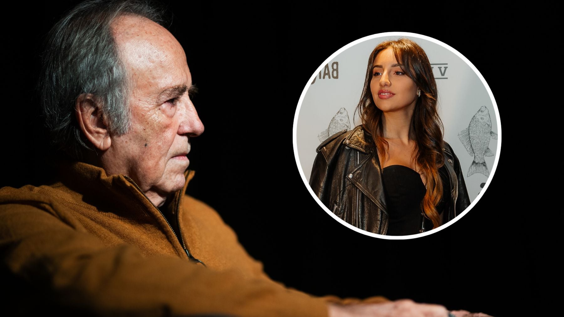 Joan Manuel y Luna Serrat. (Fotos: Europa Press)