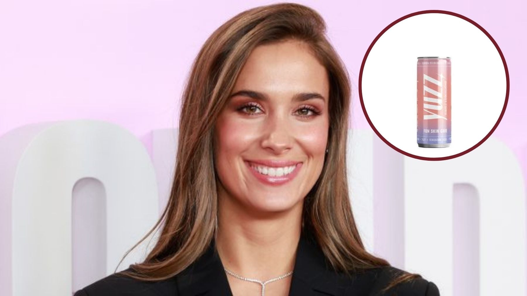 María Pombo y su nueva bebida