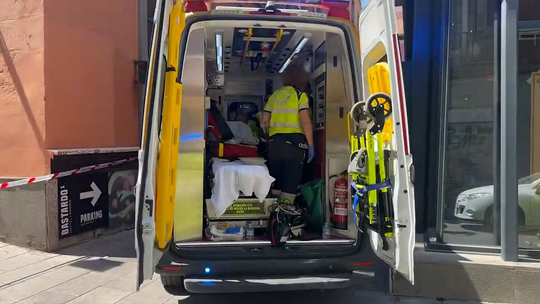 Un hombre de 47 años, asesinado a puñaladas en el centro de Madrid a plena luz del día