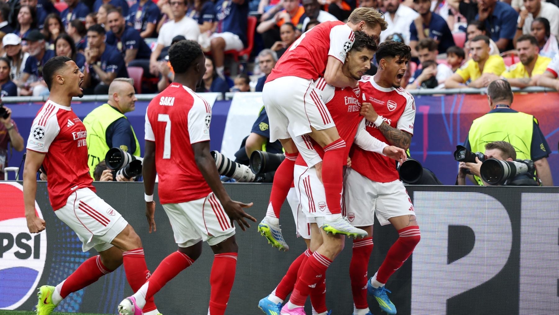 Havertz adelanta al Arsenal en la final de la Champions ¡con un gol a los cinco minutos!