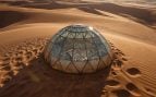 Una cúpula de cristal en el desierto