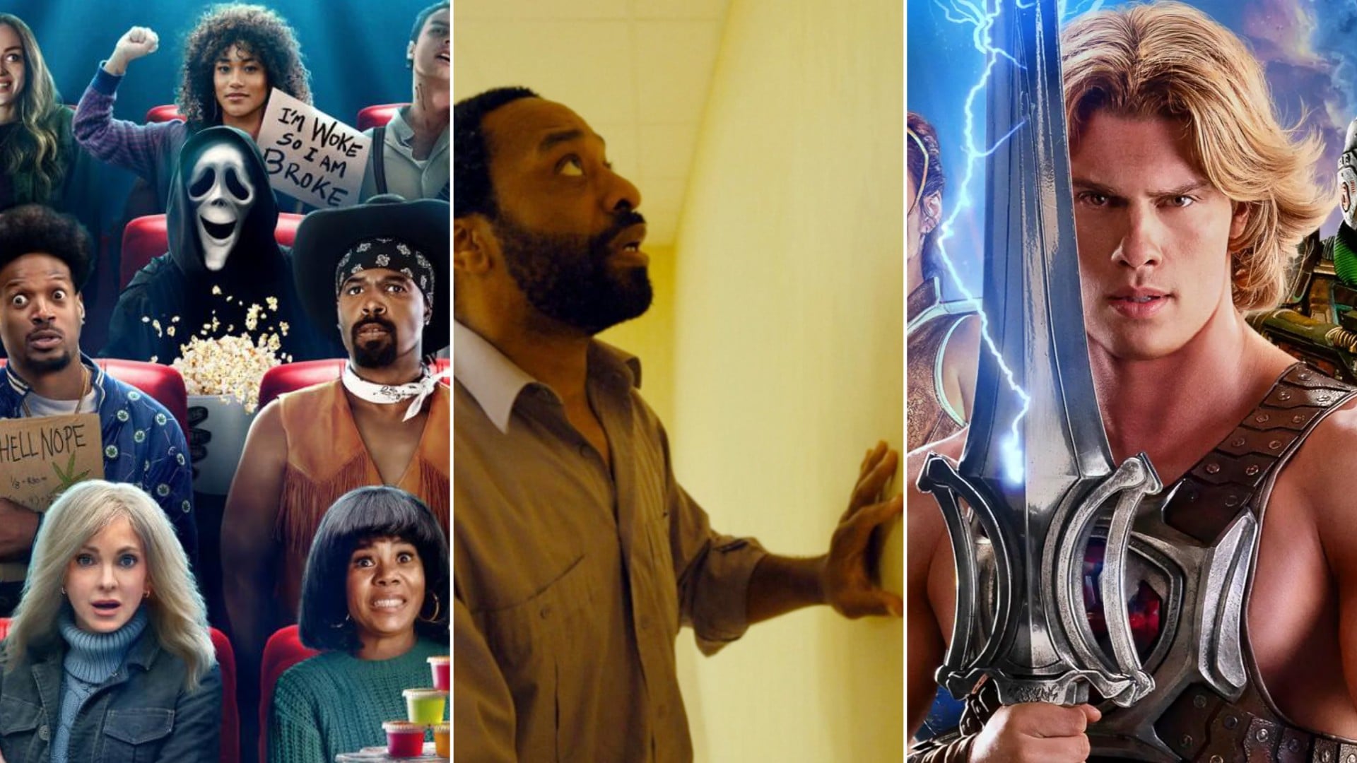 ‘Scary Movie (Scary Movie), ‘Backrooms (A24) y ‘He-Man y los masters del Universo’ ( Amazon MGM Studios).