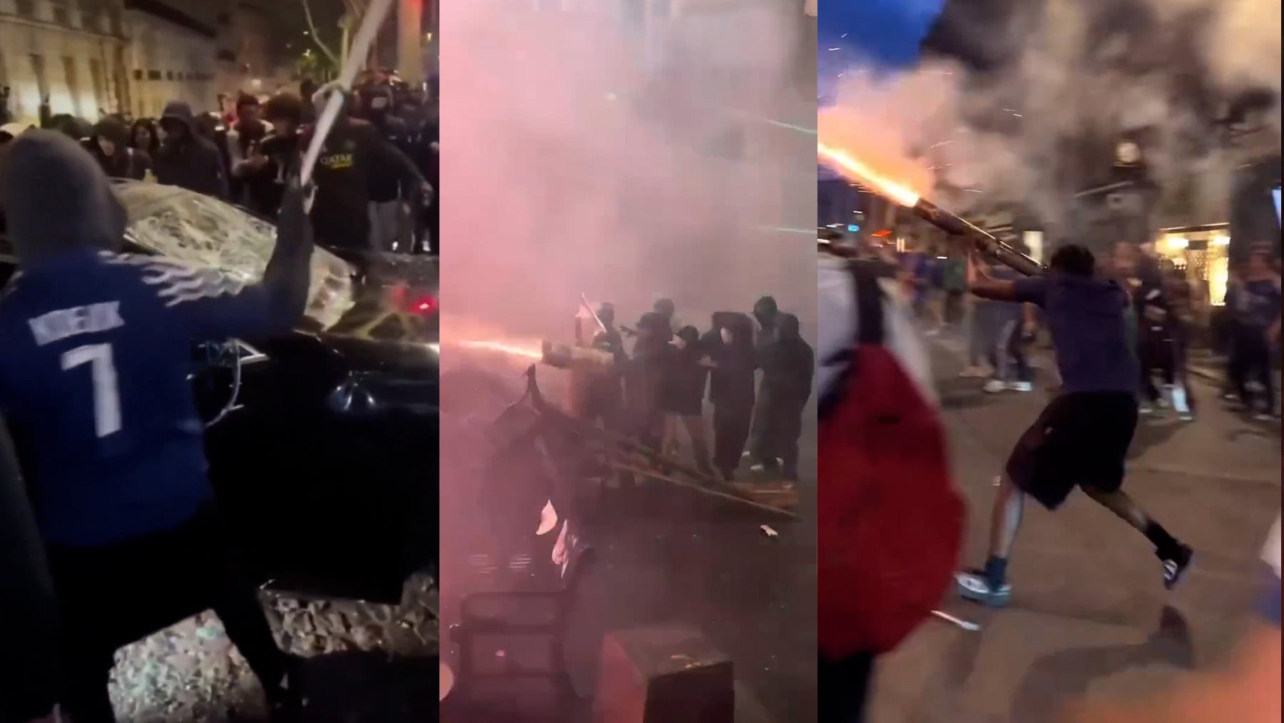 Hordas de jóvenes saquean e incendian Francia: así fueron los violentos disturbios tras la victoria del PSG