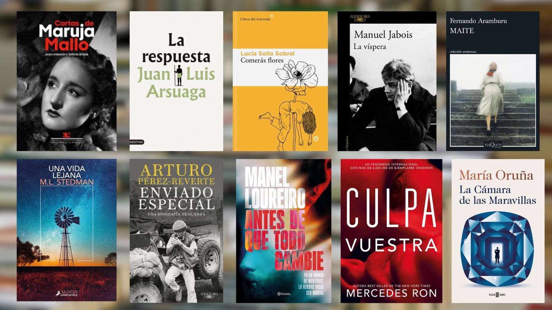 10 libros que tienes que comprar sí o sí en la Feria del Libro de Madrid
