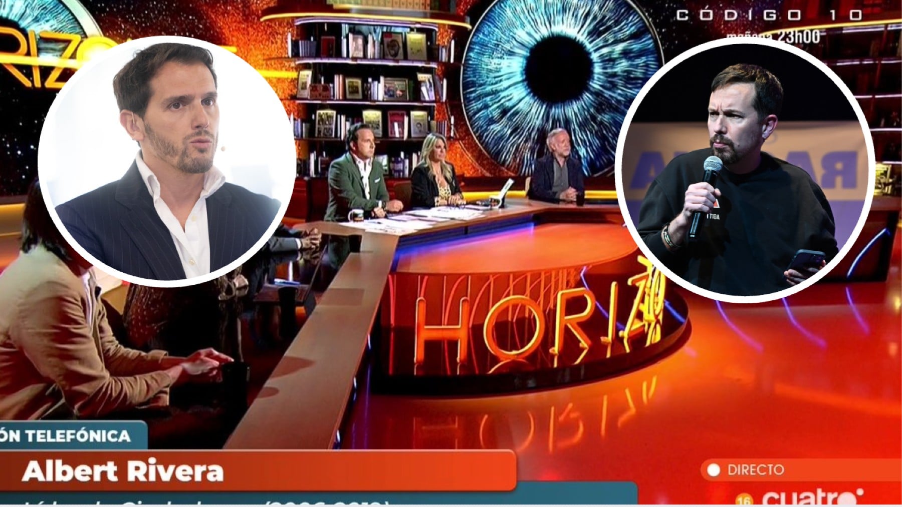 Albert Rivera (EP) habla de Pablo Iglesias (EP) en ‘Horizonte’ (Cuatro).