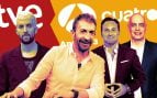 Audiencias, Antena 3, TVE, Telecinco, Cuatro, laSexta, Atresmedia, Mediaset