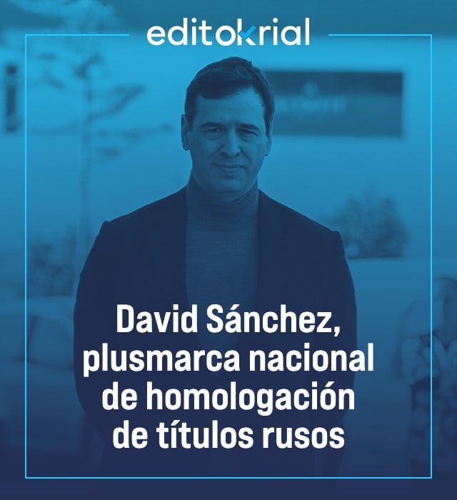 David Sánchez, plusmarca nacional de homologación de títulos rusos