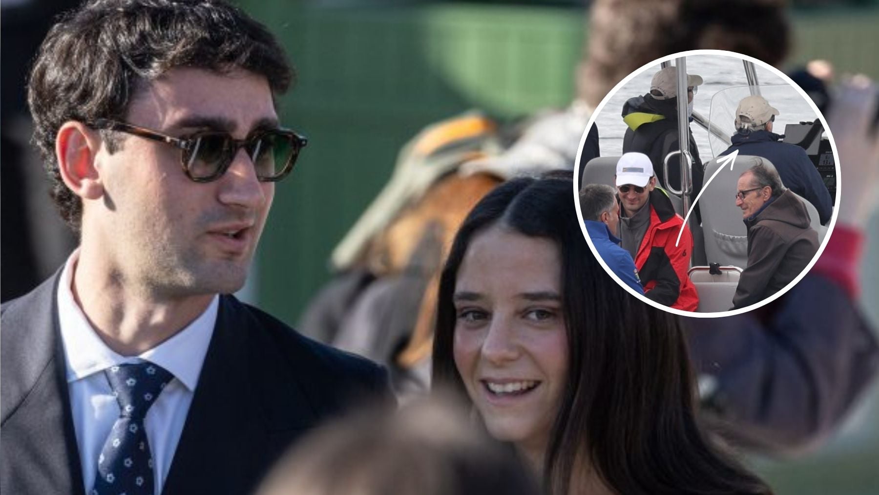 Victoria Federica y Jorge Navalpotro a la llegada del desfile de Dior en la Fashion Week de París. (Foto: Europa Press)
