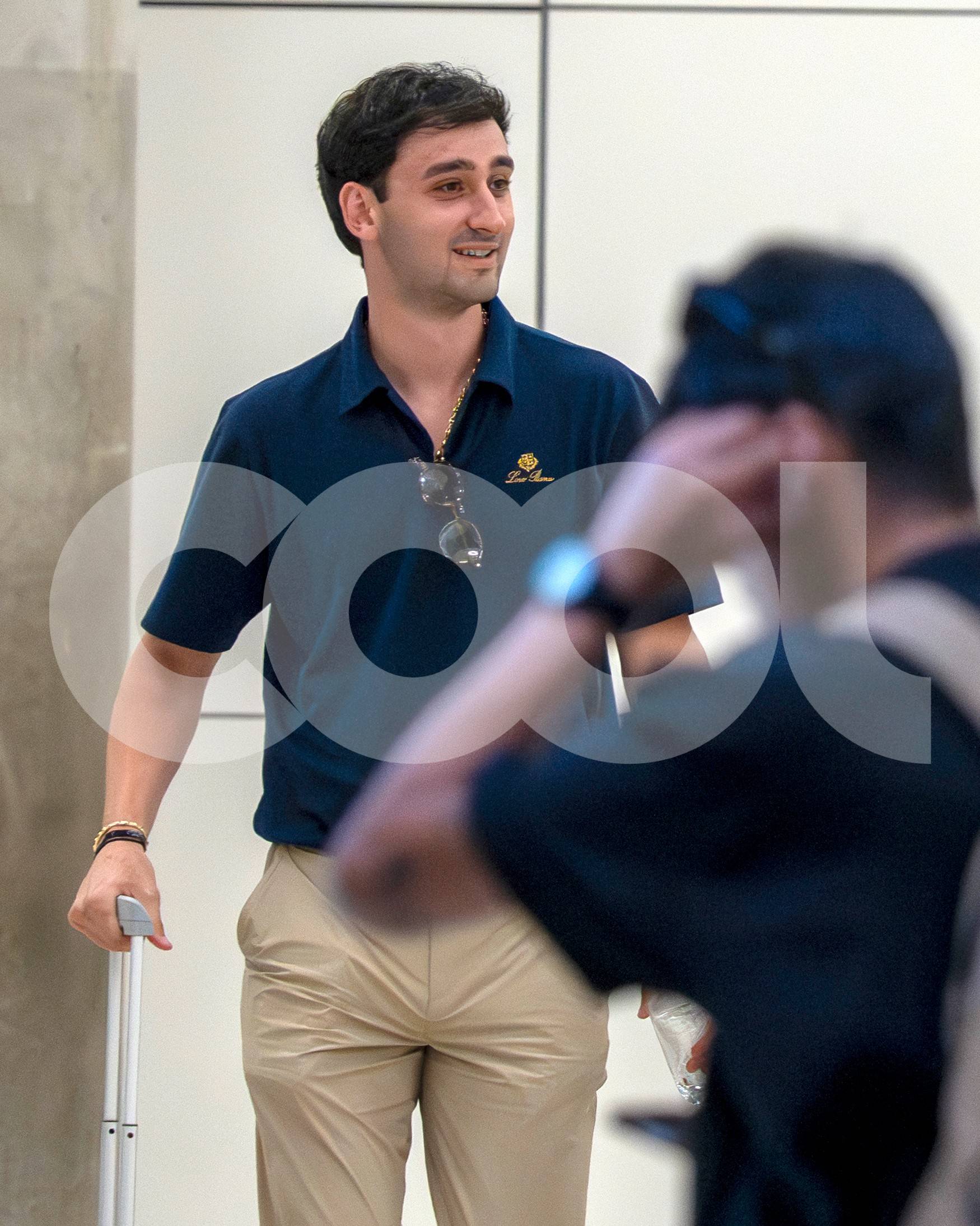 Jorge Navalpotro en el aeropuerto. (Foto: STUDIO24)