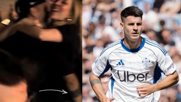 El tatuaje de Morata. (Foto: Redes Sociales/ Europa Press)