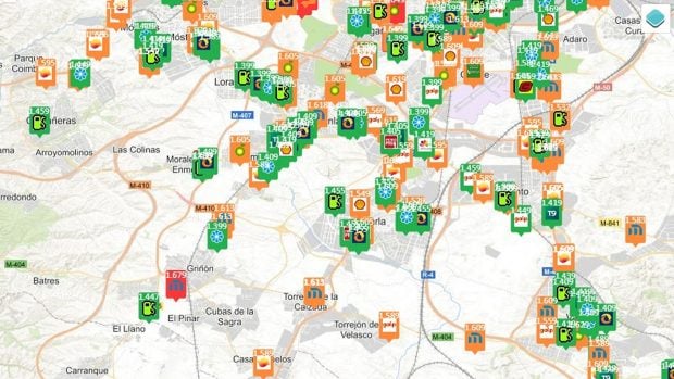 precio gasolina 4 junio Madrid