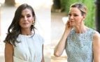 La Reina Letizia y la princesa Charléne de Mónaco de Mónaco en Madrid. (Foto: Europa Press)