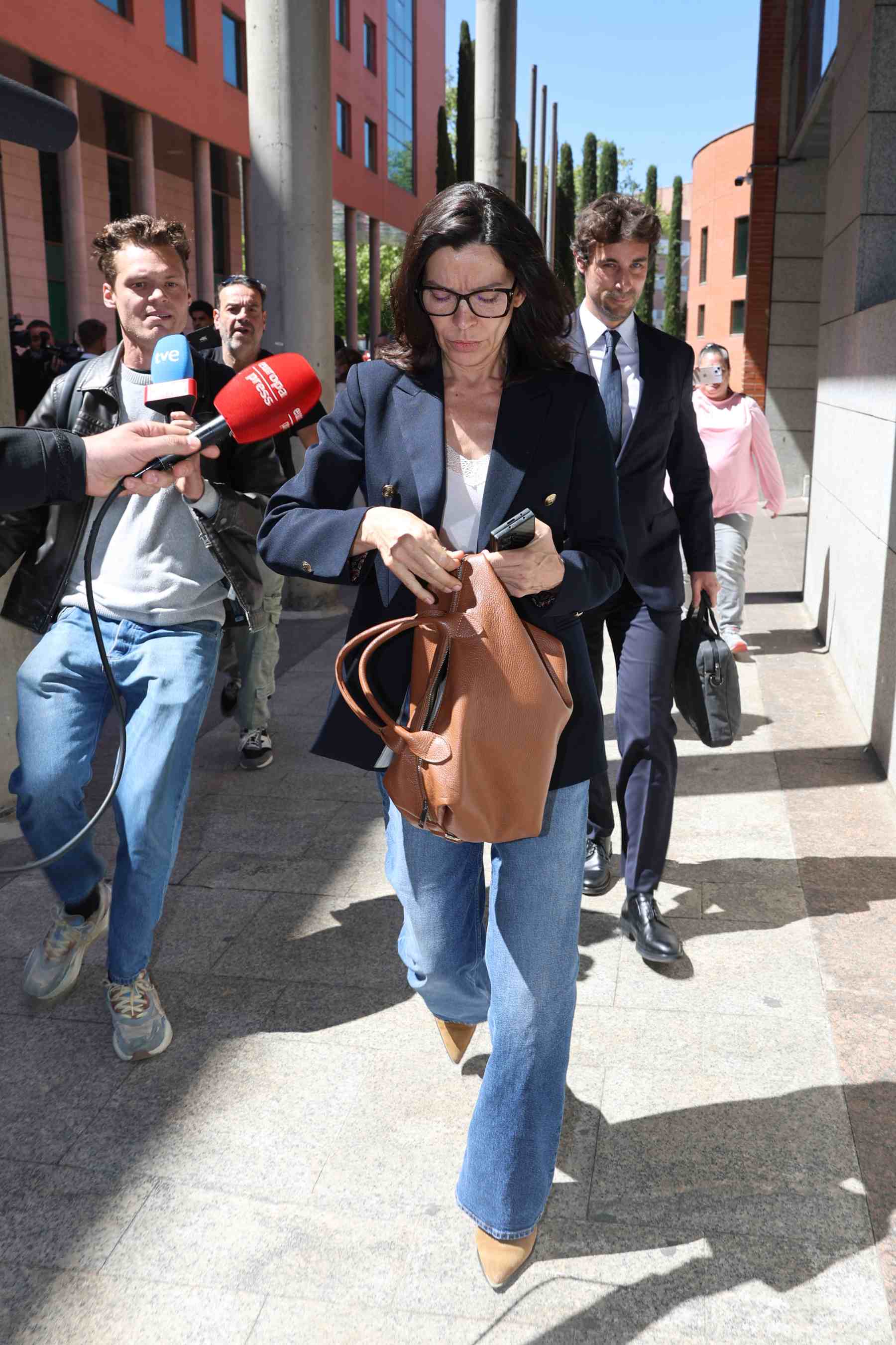 Silvia Bronchalo en el juzgado de Violencia sobre la Mujer n&uacute;mero 1 de Alcobendas. (Foto: Europa Press)
