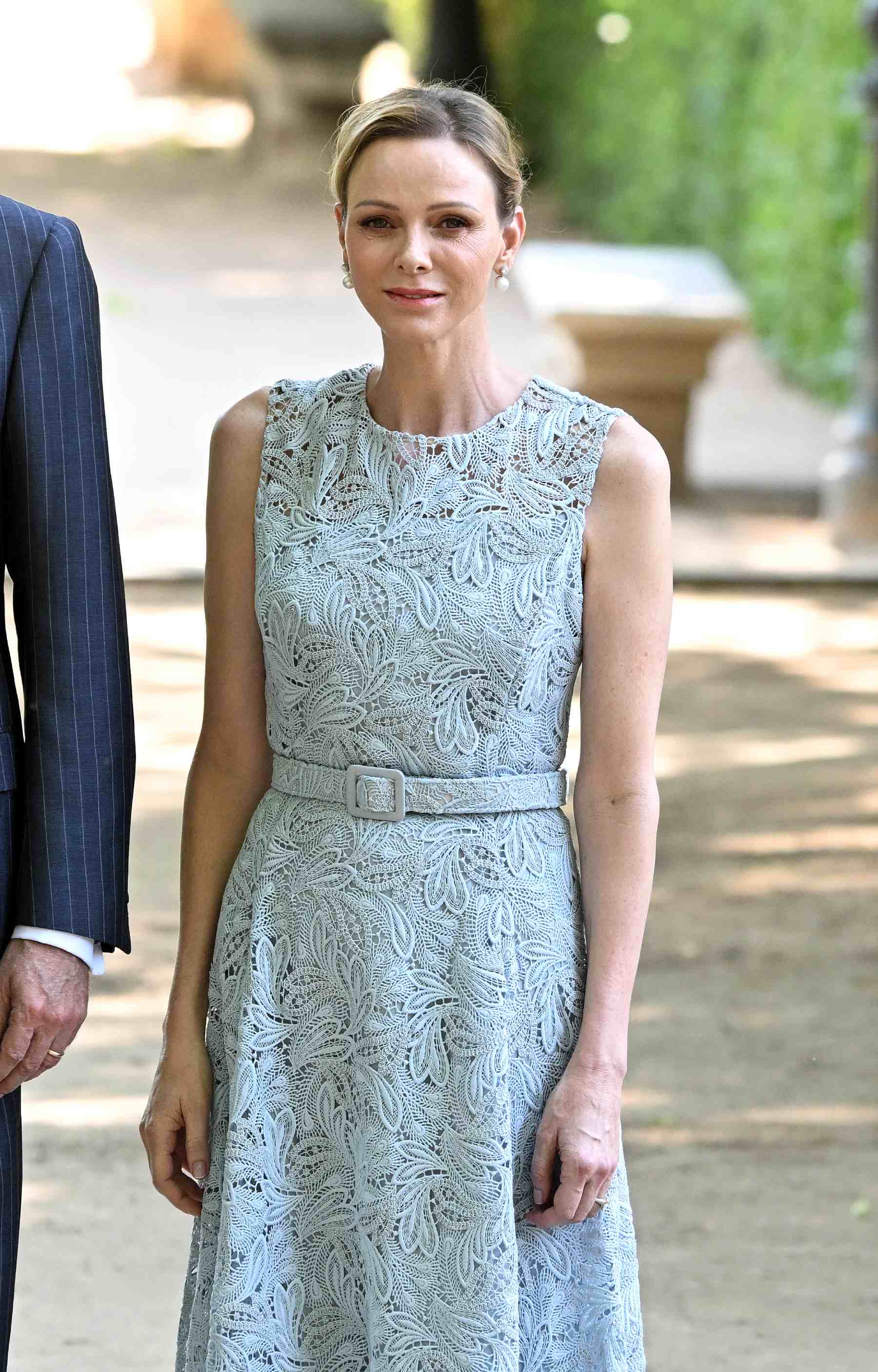 Charl&eacute;ne de M&oacute;naco en el Real Jard&iacute;n Bot&aacute;nico de Madrid. (Foto: Europa Press) 