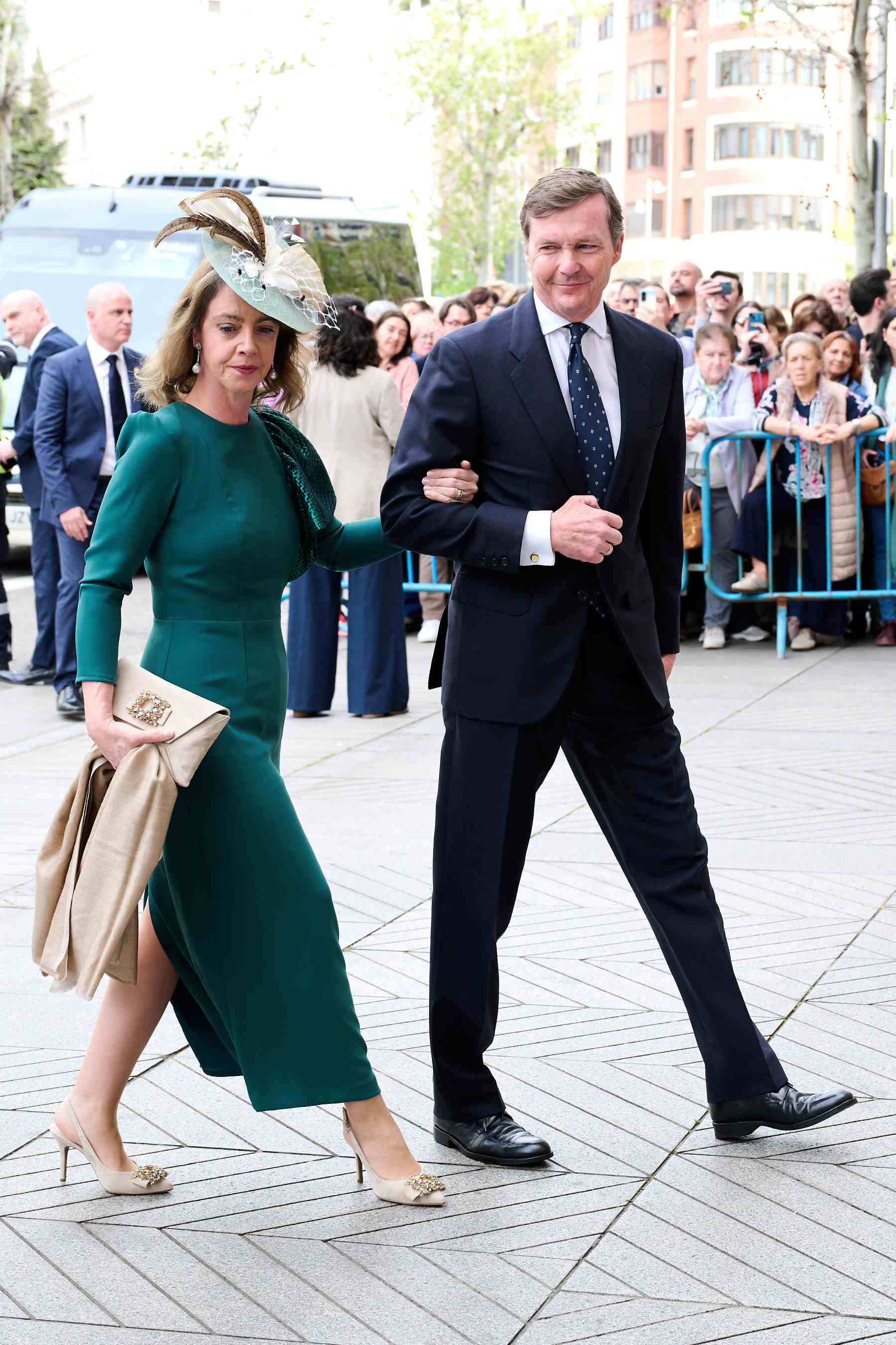 Pedro de Borbón-Dos Sicilias y Orlean, y Sofía Landaluce y Melgarejo. (Foto: Getty Images)