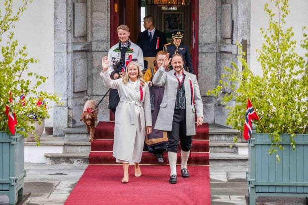 La familia real de Noruega en un acto oficial. (Foto: Getty Images)