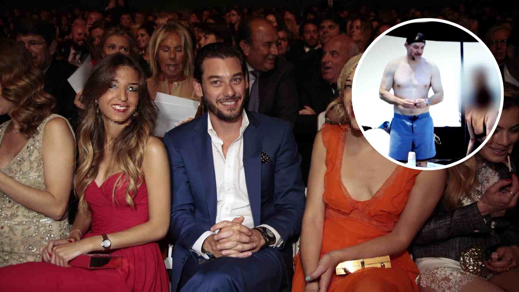 Jonathan Andic durante un desfile y en Ibiza. (Foto: Getty Images/Telecinco)