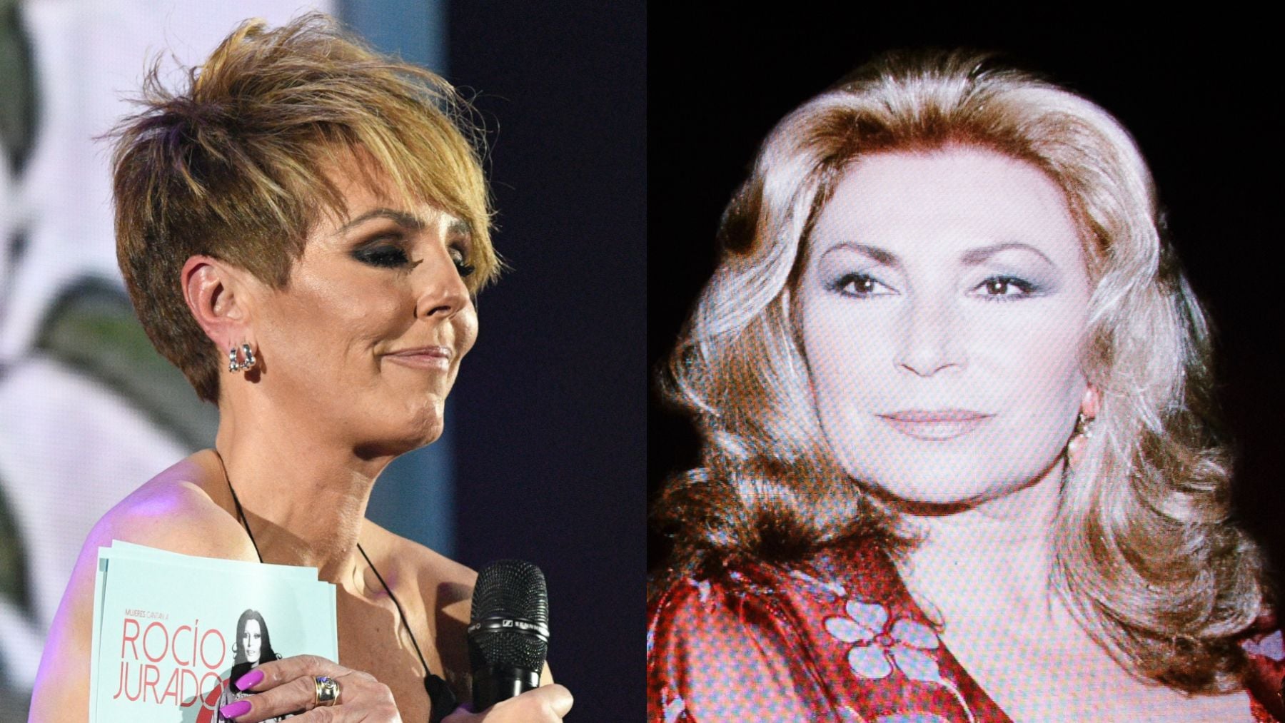 Rocío Carrasco y Rocío Jurado. (Fotos: Europa Press / Getty Images)