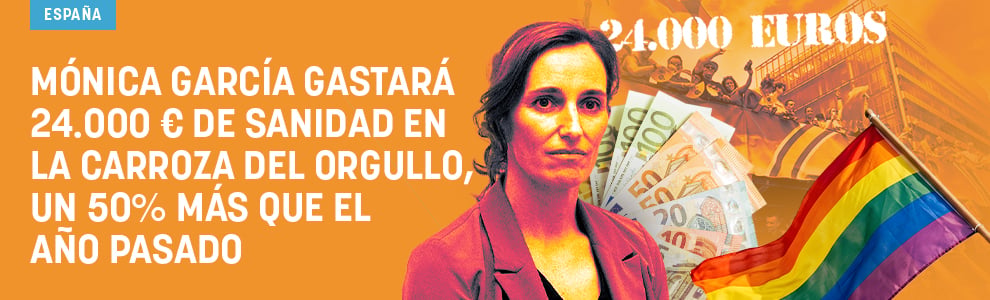 Mónica García gastará 24.000 € de Sanidad en la carroza del Orgullo, un 50% más que el año pasado