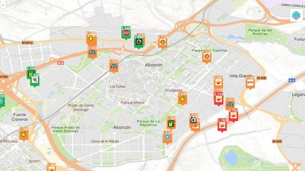 precio gasolina 7 junio Madrid