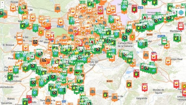 precio gasolina 8 junio Madrid