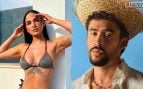 Claudia Bavel y Bad Bunny (Instagram/Montaje Happy FM).