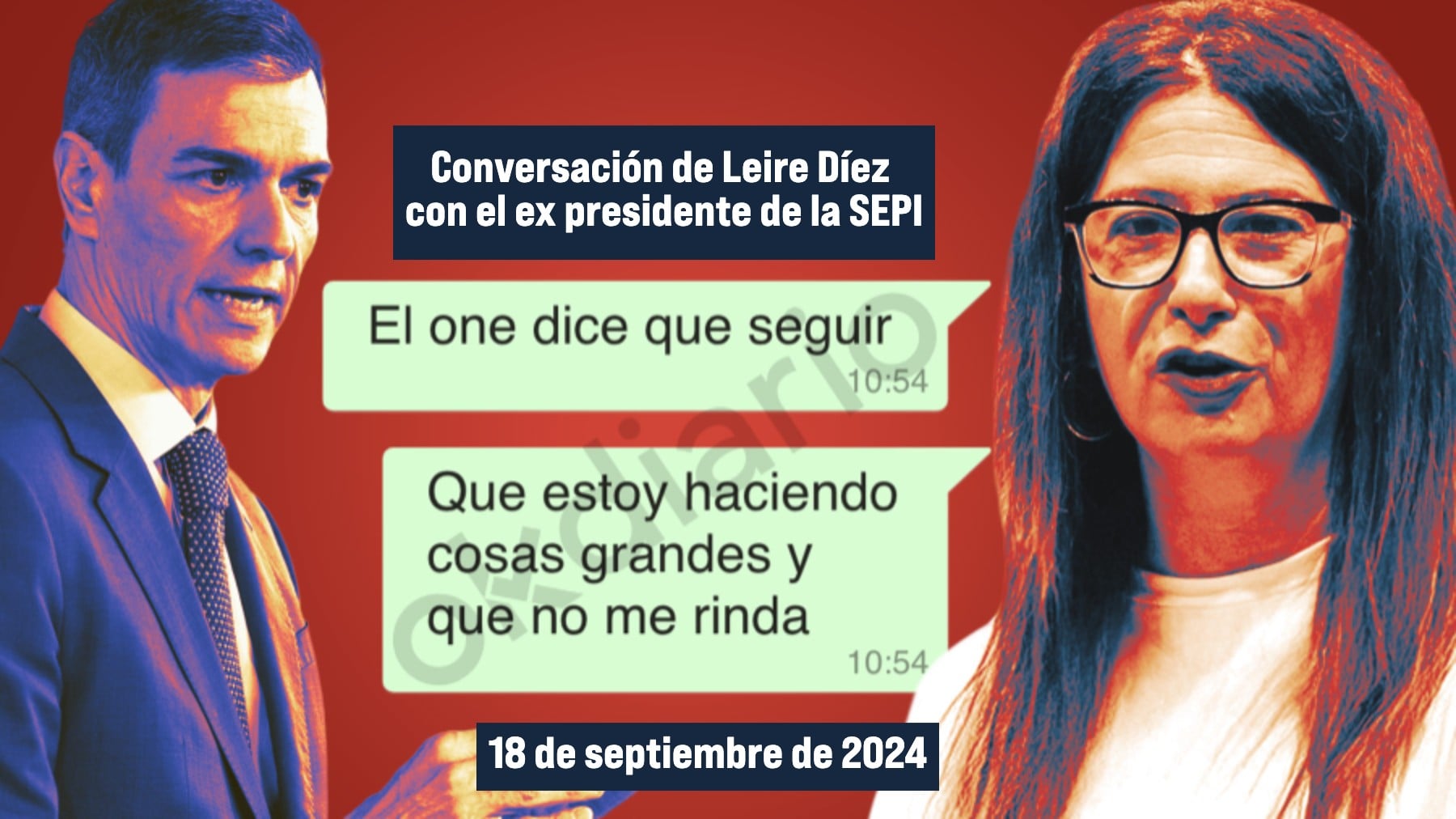 Leire Díez implica a Sánchez en la cloaca del PSOE: El
