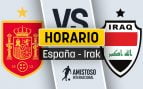España Irak horario