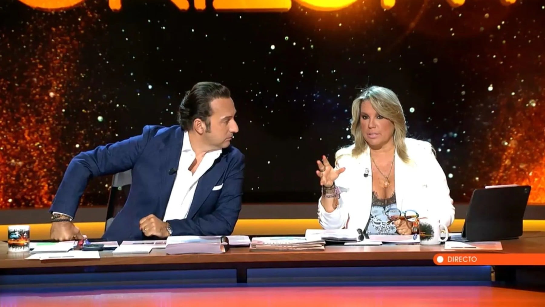 Iker Jiménez y Carmen Porter en ‘Horizonte’ (CUATRO)..