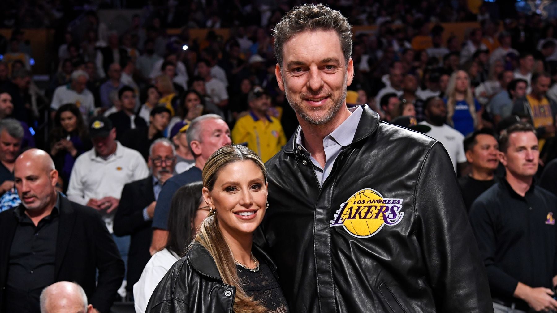 Pau Gasol y Catherine. (Foto: Europa Press)