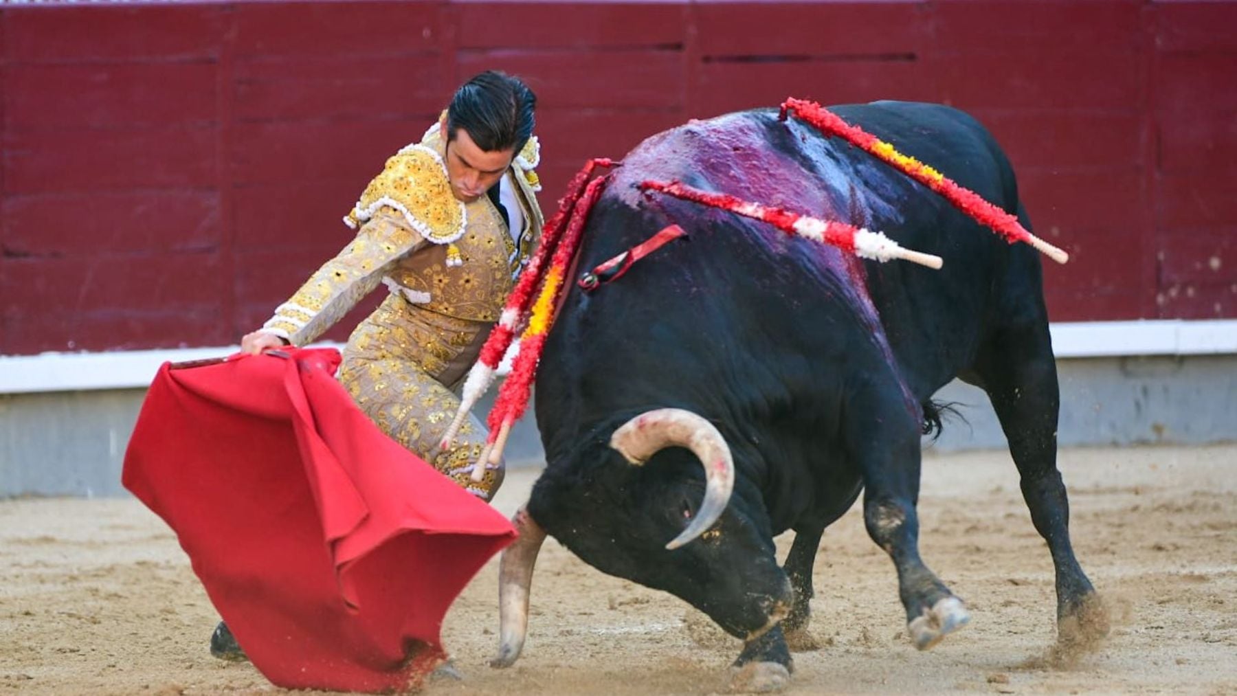 José Garrido pasea la única oreja de la tarde en Las Ventas ante el sobrero de Casa de los Toreros