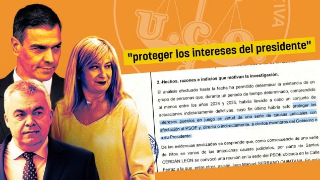 La UCO demuestra que la trama de Cerdán y Leire Díez tenía como fin «proteger los intereses del presidente»